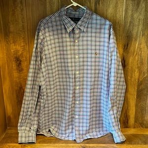 Mens Ralph Lauren plaid dress shirt XXL
